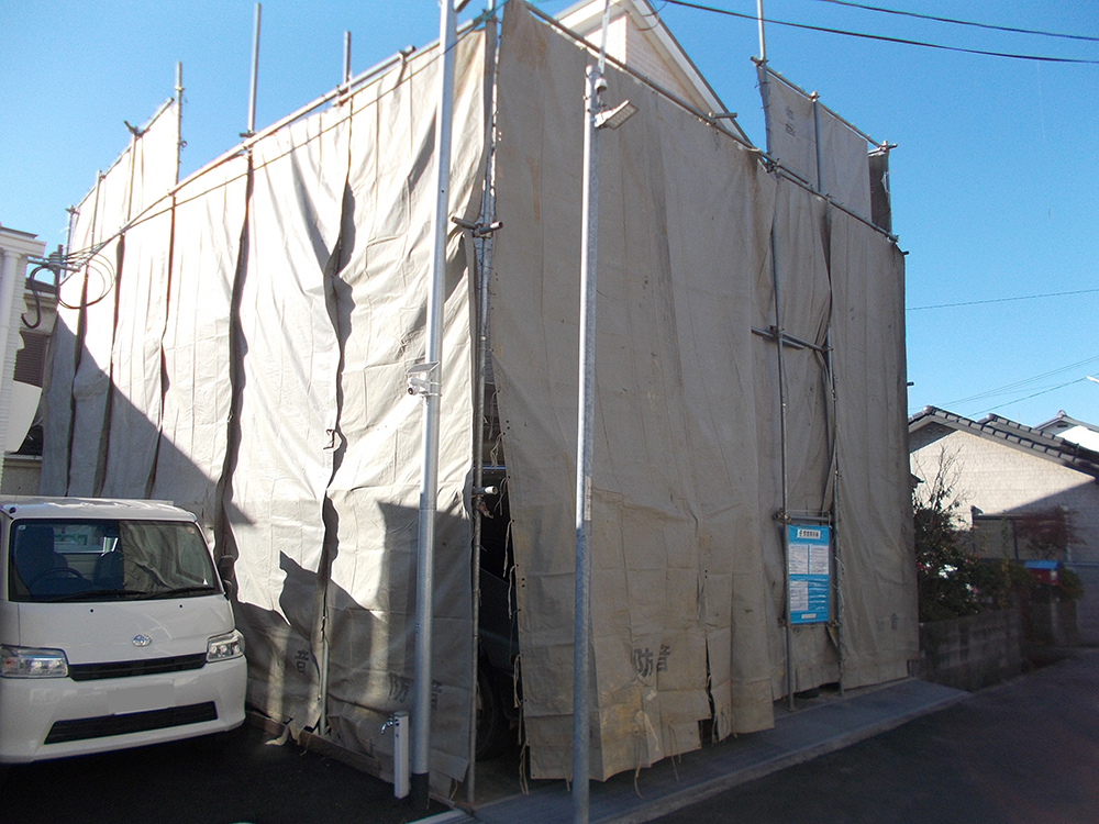 解体中 - 木造2階建住宅 解体工事・兵庫県伊丹市